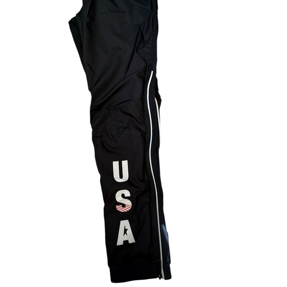 Black USA Track Pants - Picture 1 of 4